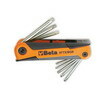 Komplet kluczy trzpieniowych profil torx, t9 - t40, 8 sztuk, w rękojeści, model 97tx/bg8 1