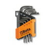 Komplet kluczy trzpieniowych kątowych profil torx 97tx, t9 - t40, 8 sztuk, w uchwycie z tworzywa sztucznego, model 97tx/sc8 1
