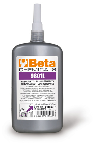 Klej do gwintów mała siła butelka 250ml 1