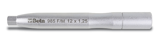 Kołek naprowadzający do montażu kół z gwintem zewnętrznym, model 985f/m12x1.25 1
