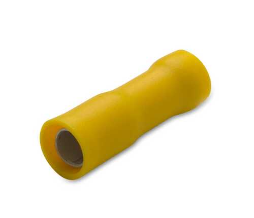 Gniazdo całkowicie izolowane z antywibracyjną tulejką miedzianą, 6/5, pvc, zakres 4-6 mm2, żółte, opakowanie 50 sztuk... 1