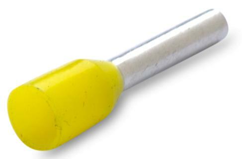 Końcówka tulejkowa izolowana, 25/16, 25 mm2, żółta, kolor din 46228/4, opakowanie 100 sztuk model bm00616 1