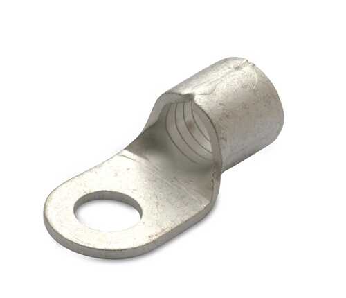 Końcówka oczkowa miedziana cynowana nieizolowana, 120/20, 120 mm2,  śr10, din 46234, opakowanie 25 sztuk model bm04267 1