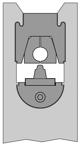 Uchwyt do matryc serii 86  o symbolach 186750-186770-186850-186870, model bm18692 1
