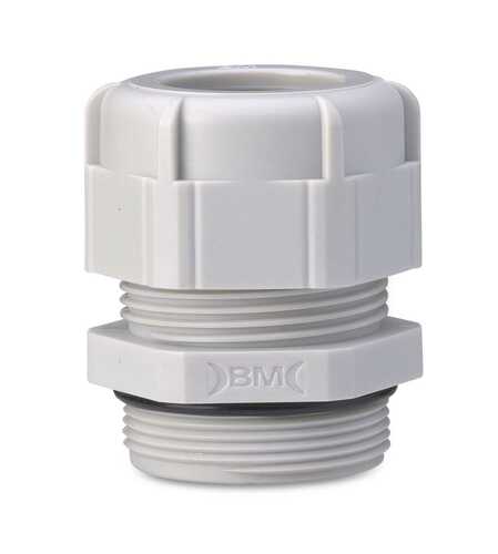 Dławik kablowy ip68, gwint m 32x1,5, szary ral 7035, opakowanie 20 sztuk model bm4932 1