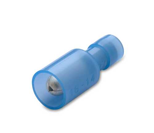Wtyk całkowicie izolowany z antywibracyjną tulejką miedzianą, 2,5/5, nylon 105degc, zakres 1,5-2,5 mm2, niebieski, opakowanie... 1