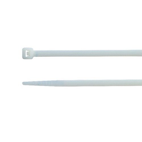 Opaska zaciskowa kablowa, 370x3,6 mm, poliamidowa, pa 6.6, kolor naturalny, opakowanie 100 sztuk, model bmb3736 1