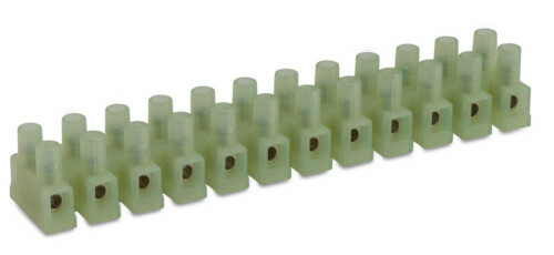 Listwa zaciskowa śrubowa, 12p, 4 mm2, polamid, kolor naturalny, opakowanie 50 sztuk model bmm093 1