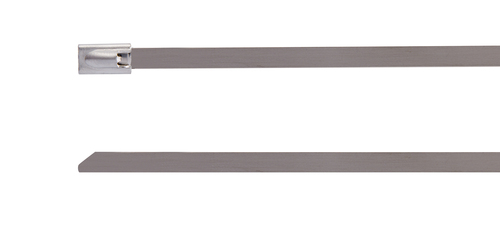 Opaska kablowa stalowa, aisi304, 680x7.9, kolor naturalny, samoblokująca, opakowanie 100 sztuk model bms6879 1