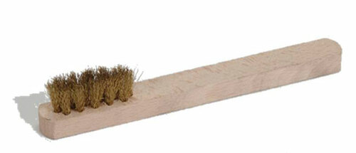Szczotka do świec zapłonowych, drewniana, br001 -bracw 200mm, drut 0,2mm sześciorzedowa flexovit 1
