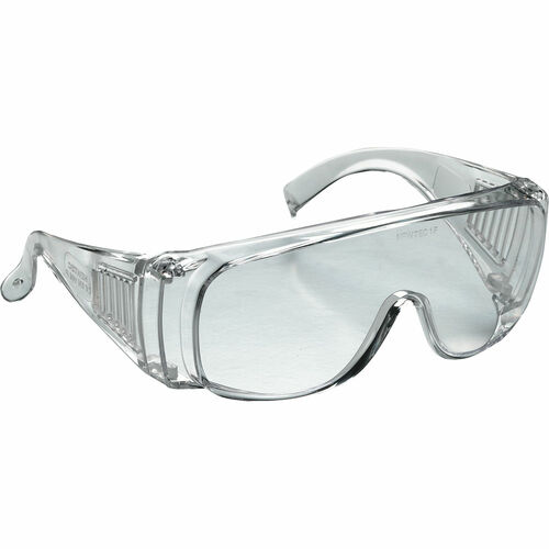 Okulary ochronne et30 z poliwęglanu, jedna soczewka 1ft,  szerokie zauszniki, bezbarwne 1