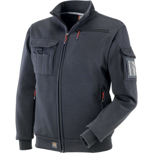 Bluza brez, 35% bawełny, 65% poliestru, gramatura 310 g/m2, duża ilość kieszeni, kolor granatowy, model 455068 rozmiar... 1