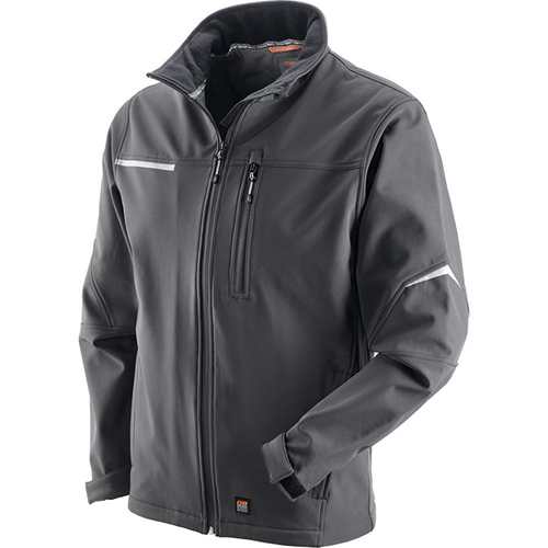 Kurtka softshell carver, 94% poliester, 6% elastan, gramatura 310 g/m2, refleksyjne wstawki, kołnierz wyściełany mikropolarem... 1