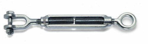 Nakrętka napinająca - śruba rzymska - otwarta, ucho-szakla, ocynkowana, model 8010z, m18mm, ce 1