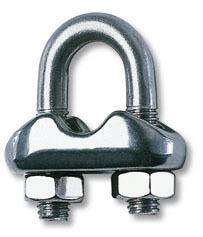 Zacisk linowy kabłąkowy, model 8216, 4mm, stal inox aisi 316 1