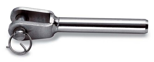 Okucie do lin zakończone widełkami, model 8285, 8mm, stal inox aisi 316 1