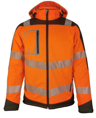 Kurtka softshell ostrz.pomar-szara s 1