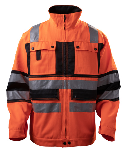 Kurtka robocza ostrzegawcza pomarańczowo-czarna 3XL 1
