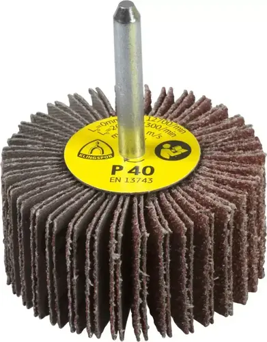 Ściernica listkowa trzpieniowa do stali szlachetnej i metali 20x10x6mm gr.120 KM613 Klingspor 1