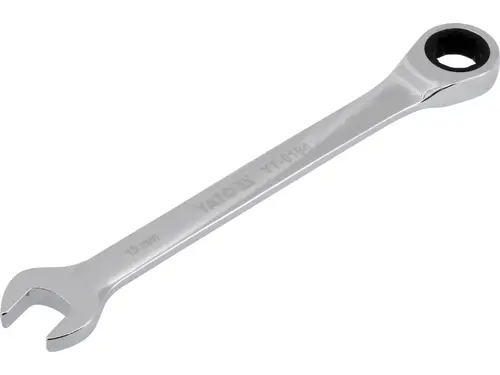 Klucz płasko-oczkowy 19mm z grzechotką Yato 1