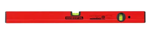 Poziomnica 80cm z magnesem P/P Schedpol czerwona 1