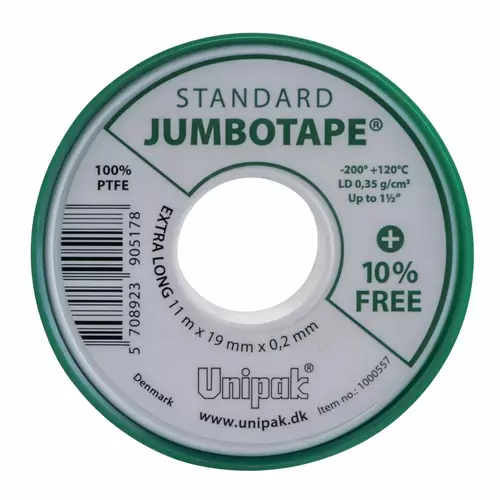 Taśma teflonowa 11m x 19mm x 0.2mm Jumbotape  1