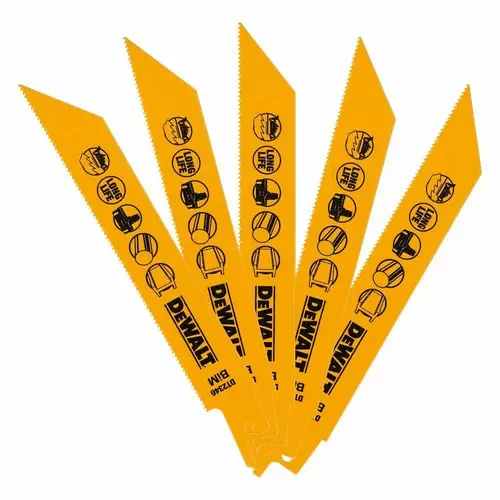 Komplet 5 brzeszczotów BIM do metalu 152mm DeWalt DT2346 1