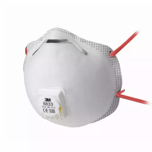 Półmaska filtrująca 8833 z zaworem FFP3 3M™ 1