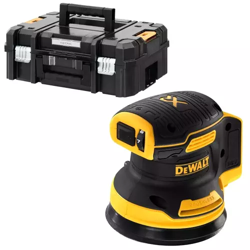 Szlifierka mimośrodowa 125 mm 18V XR b/aku + walizka DeWALT DCW210NT 1