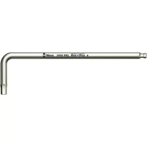 Klucz imbusowy trzpieniowy kątowy długi z kulką nierdzewny 5,0x154mm WERA 1