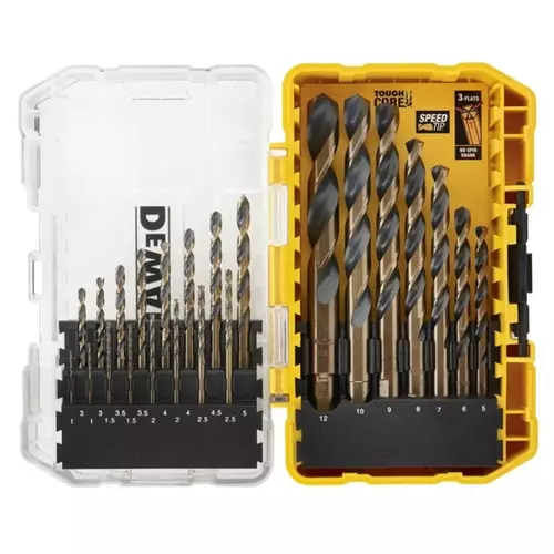 Zestaw 23 szt. wierteł do metalu HSS-G BLACK&GOLD® DeWalt DT70729 1