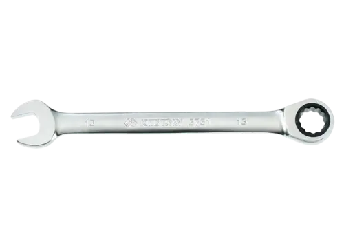Klucz płasko-oczkowy z grzechotką jednokierunkową 72 zęby 178x13mm KING-TONY 1
