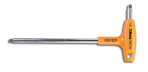 KLUCZ TRZPIENIOWY KĄTOWY, Z KOŃCÓWKĄ KWADRATOWĄ 1/4  , Z RĘKOJEŚCIĄ MODEL 900T/44 1