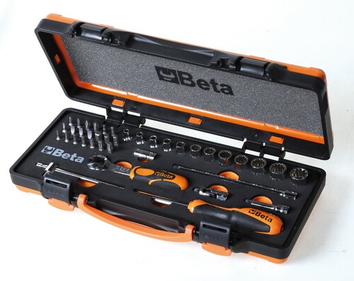 ZESTAW 12 NASADEK GEAR LOCK, 20 KOŃCÓWEK WKRĘTAKOWYCH Z 7 AKCESORIAMI W PIANKOWYM WKŁADZIE PROFILOWANYM, MODEL 900U/C12M 1