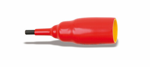 NASADKA Z KOŃCÓWKĄ TRZPIENIOWĄ SZEŚCIOKĄTNĄ, Z GNIAZDEM 1/2, W IZOLACJI DO 1000V, MODEL 920MQ/PE, 4MM, EN 60900 1