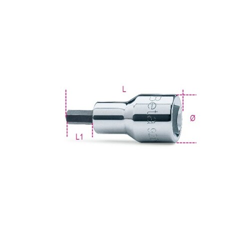 NASADKA Z KOŃCÓWKĄ TRZPIENIOWĄ SZEŚCIOKĄTNĄ CALOWĄ Z GNIAZDEM 1/2, MODEL 920PE/AS, 1/8 1