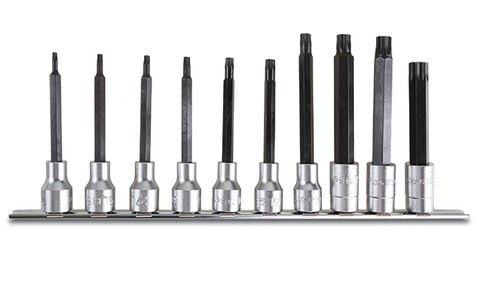 Komplet 10 nasadek z końcówką trzpieniową profil Torx, długich, model 920TX/L 1
