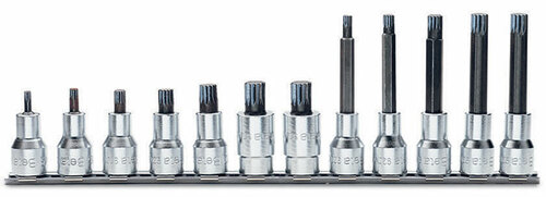 KOMPLET NASADEK 920XZN, M5MM-M14LMM, 12 SZTUK, NA SZYNIE METALOWEJ, MODEL 920XZN/SB12 1