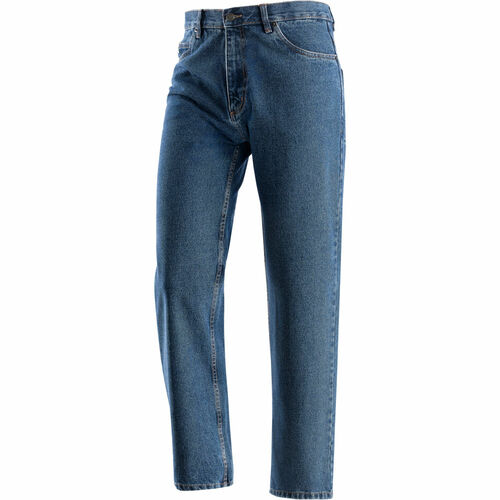 SPODNIE JEANSOWE JEANS FELPATO, 100% BAWEŁNY, GRAMATURA 433 G/M2, OCIEPLANE PODSZEWKĄ FLANELOWĄ, KRÓJ KLASYCZNY, KOLOR... 1