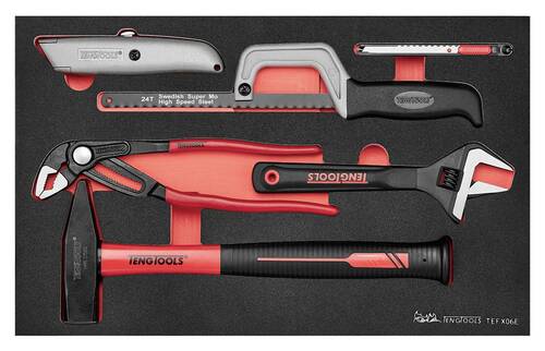 6-elementowy zestaw narzędzi dla hydraulików Teng Tool TEFX06E Teng Tools 285390100 1