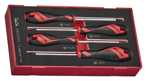 Zestaw wkrętaków Torx TEAMD04TXN Teng Tools 285470100 1