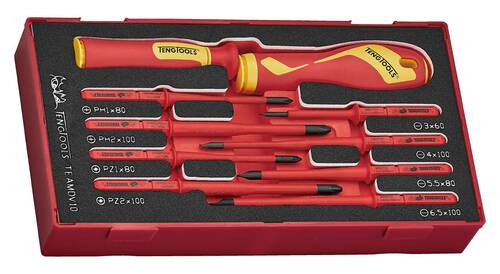 Zestaw wkrętaków VDE 1000V TEAMDV10 Teng Tools 285530101 1