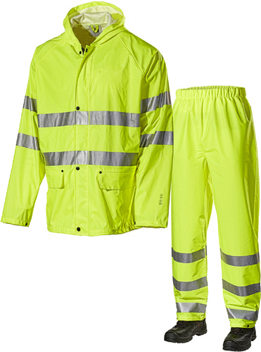 Komplet przeciwdeszczowy Hi-Vis 2211PU żółty rozm.S L.Brador 800052487 1