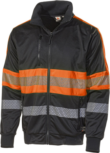 Bluza Hi-Vis 6112P czarna/pomarańczowa rozm.2XL L.Brador 800052645 1
