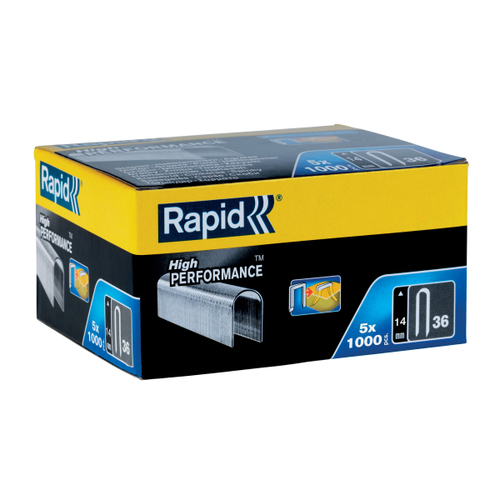 Zszywki Rapid nr 36 (14 mm) do kabli - op. 5000 szt. RAPID RAPID-11886910 1