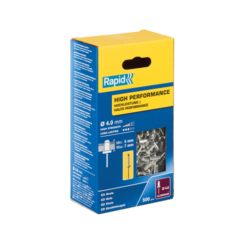 Nity Wzmocnione Rapid ?4.0 x 10 mm - op. 500 szt. RAPID RAPID-5001433 1