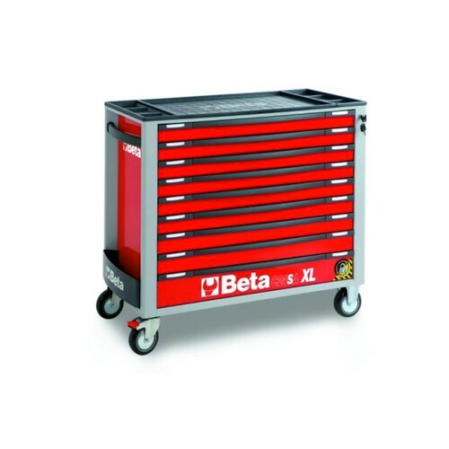Wózek narzędziowy z narzędziami 493 el. BETA WORKER BW2400S/XLR9/E-XL czerwony 1