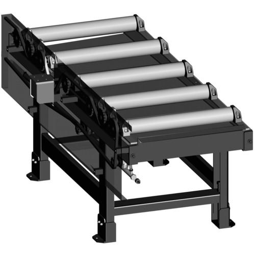 Przedłużenie przenośnika rolkowego Metallkraft 2000 x 620 mm, z napędem silnikowym 1