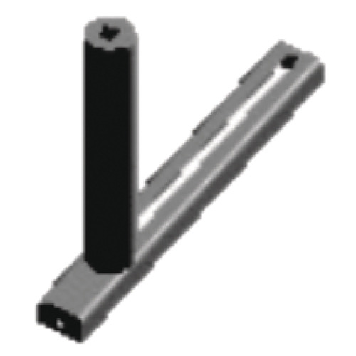 Boczna rolka prowadząca Metallkraft 290 mm, ruchomy 1
