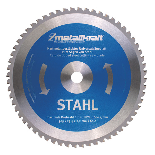 Tarcza piły do stali Metallkraft Ø 305 x 2,4 x 25,4 mm 1